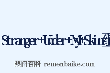 Stranger+Under+My+Skin组词是什么意思的图片